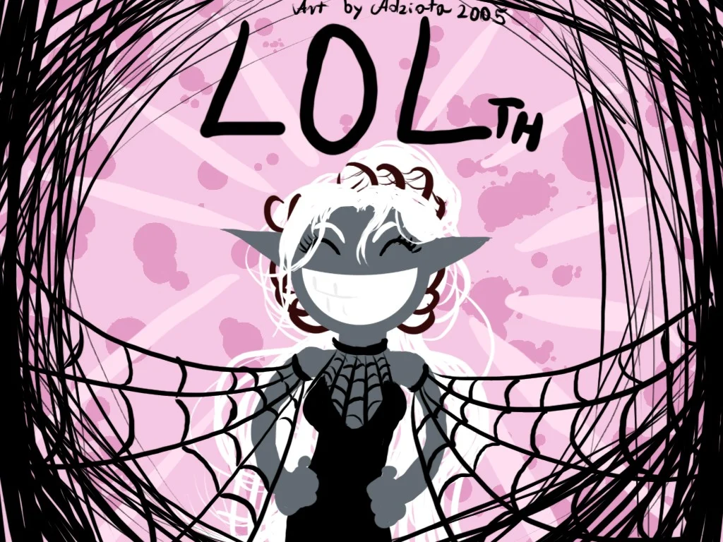 Grinning spider goddes LOLth