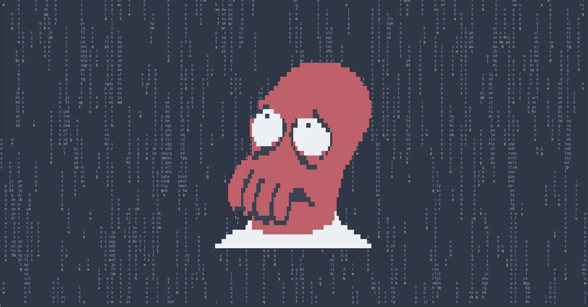 https://gitlab.com/christosangel/ascii-matrix/-/raw/main/screenshots/zoidberg.png